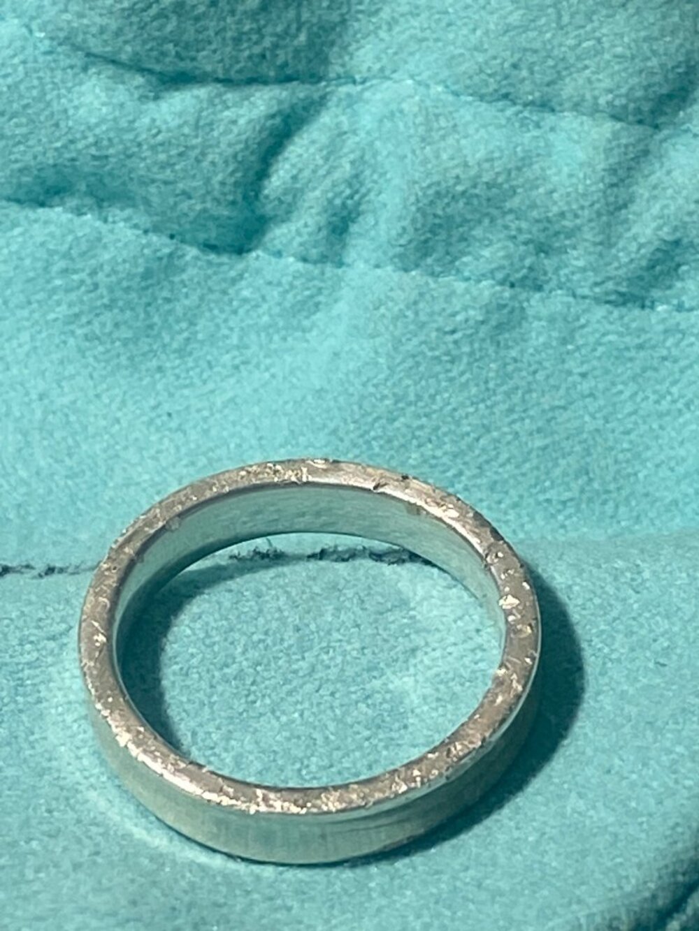 Authentic Tiffany & Co. 1837 Sterling Silver Ring in Silver Tone Size 8 - Picture 5 of 8